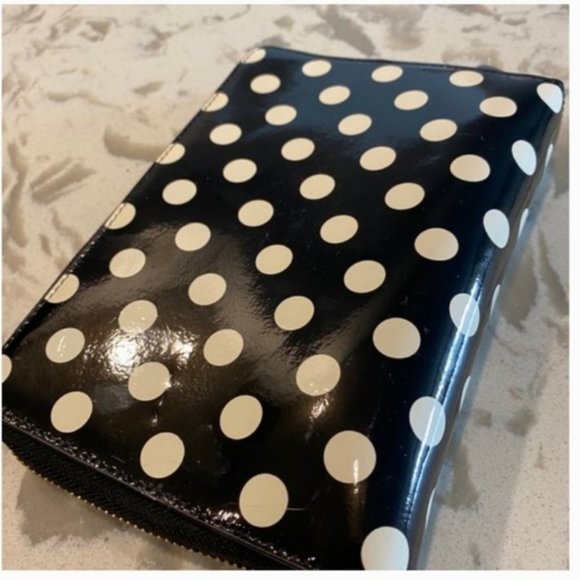 Kate Spade Black and White Polka Dot Planner - Picture 5 of 9